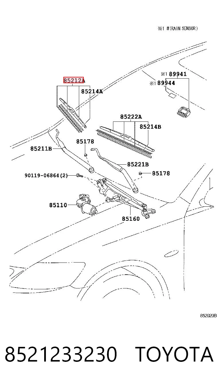 8521233230 Toyota