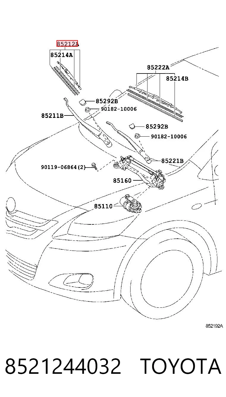 Escobilla del limpiaparabrisas del lado del conductor Land Rover LR079891 precio, desde 9,97 EUR