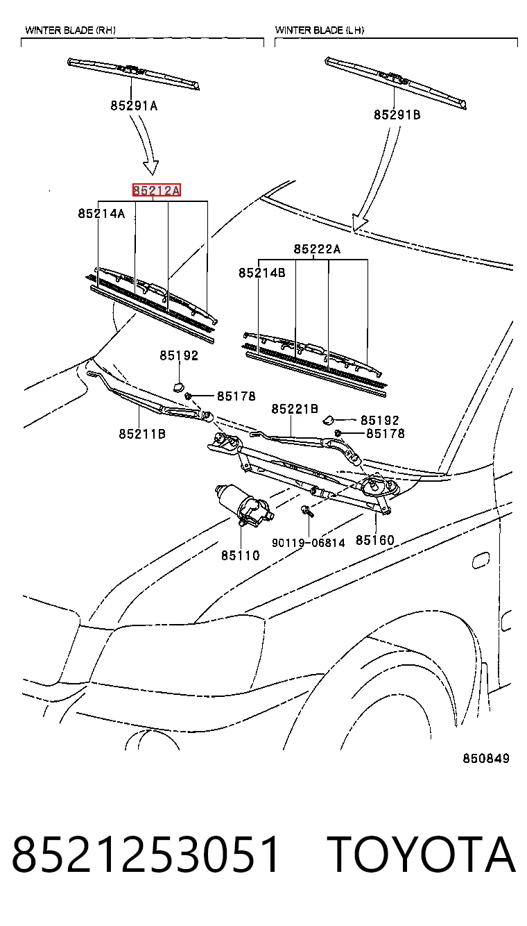 8521253051 Toyota