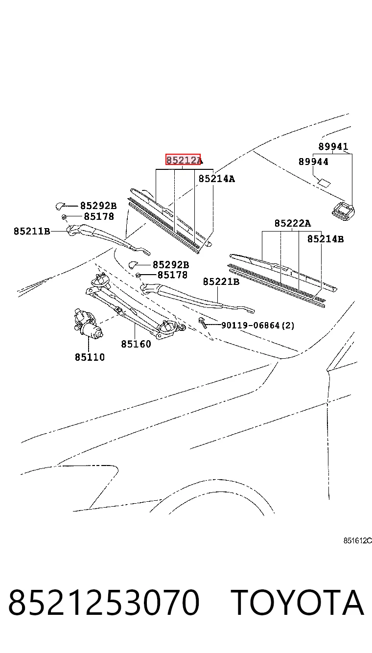 8521253070 Toyota