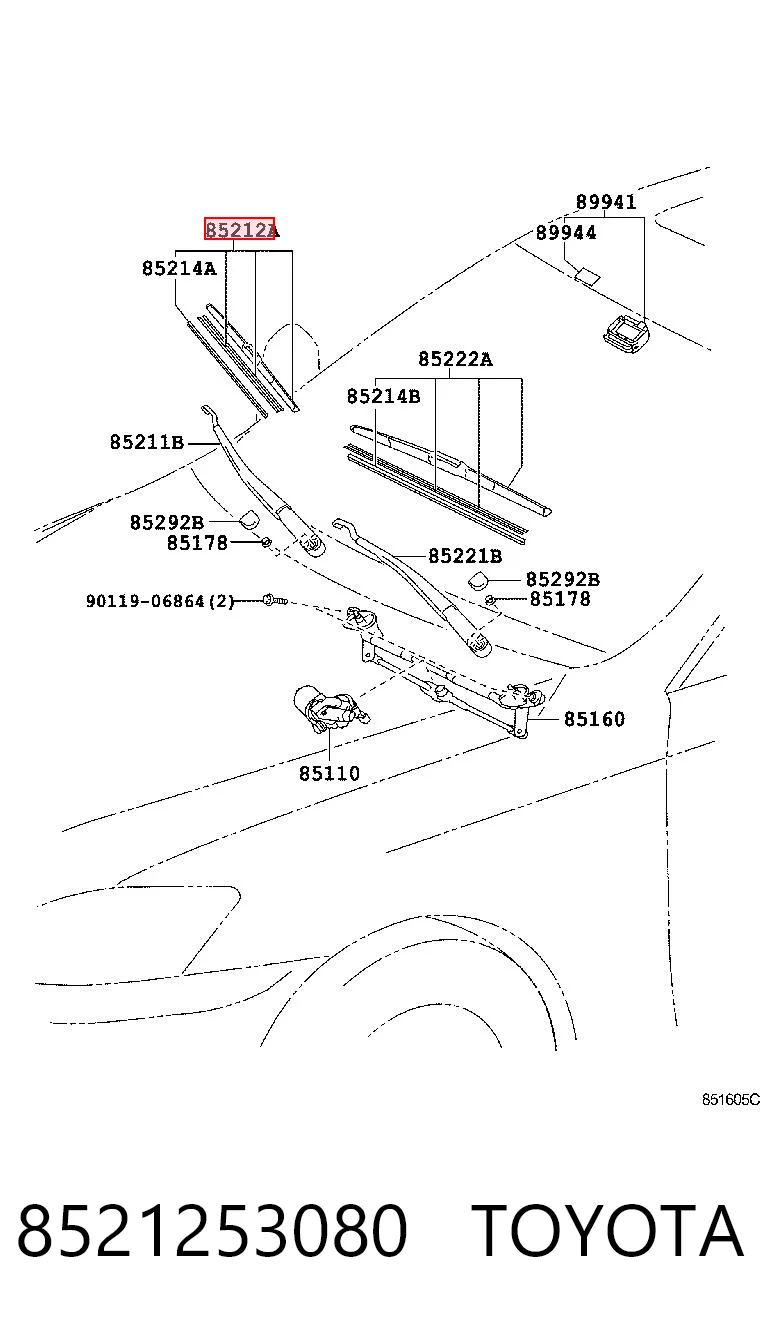 8521253080 Toyota