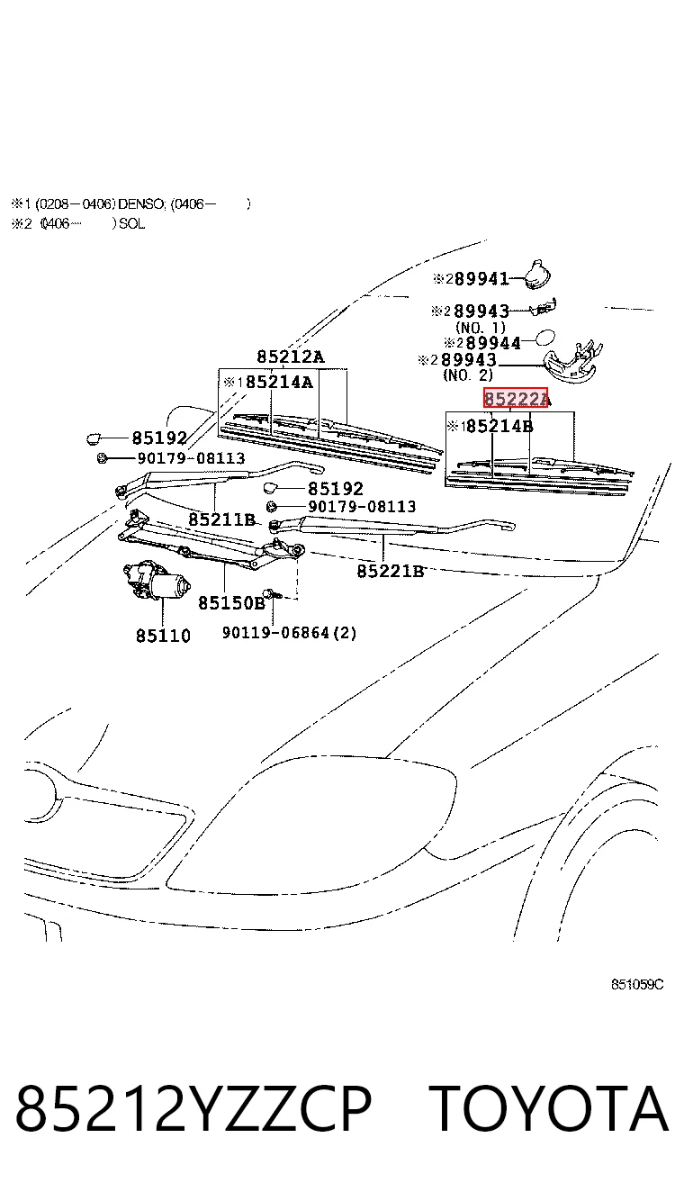 85212YZZCP Toyota