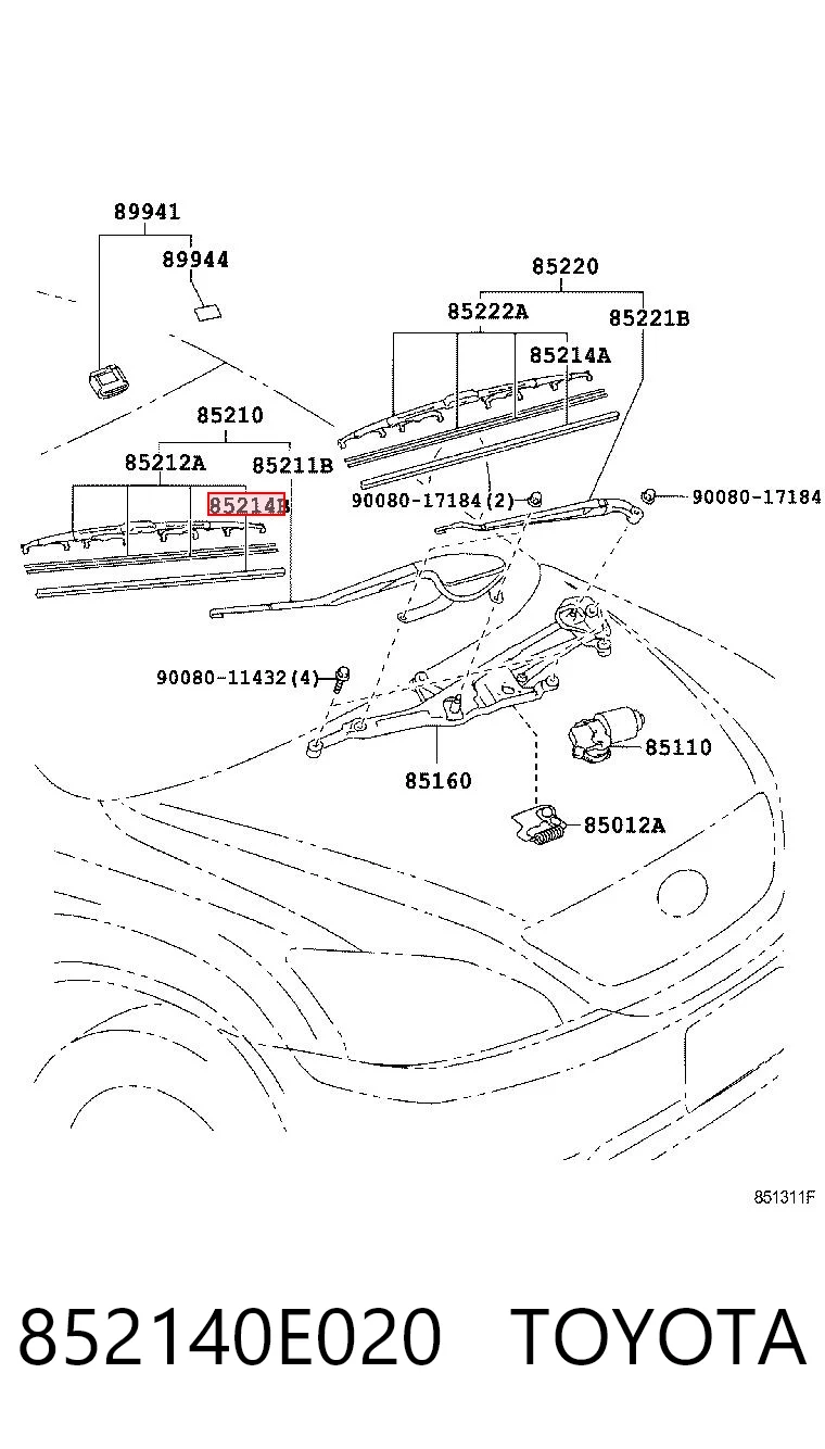 852140E020 Toyota