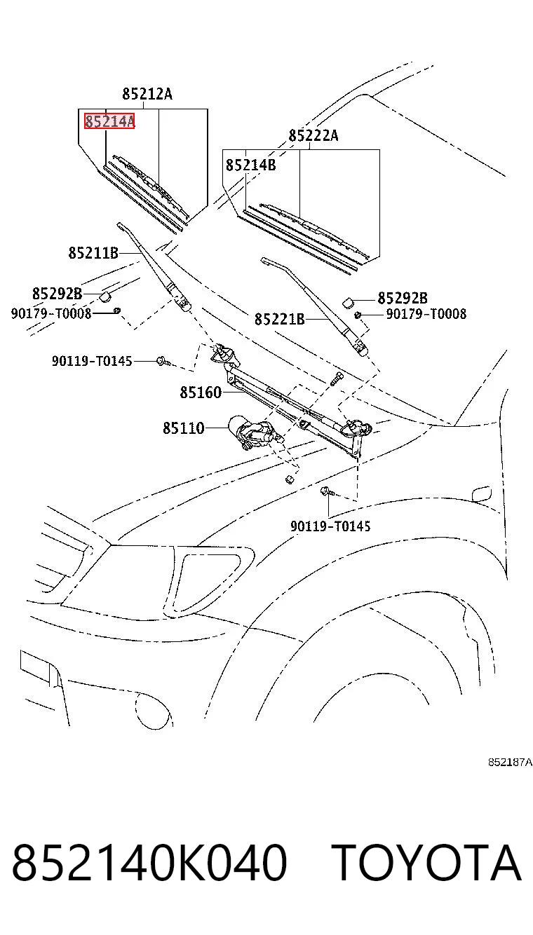 852140K040 Toyota