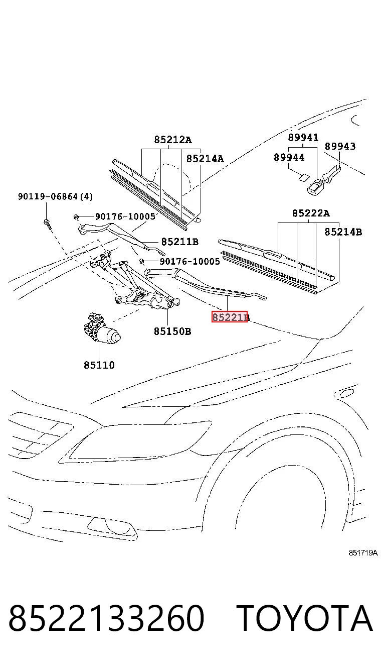 8522133260 Toyota