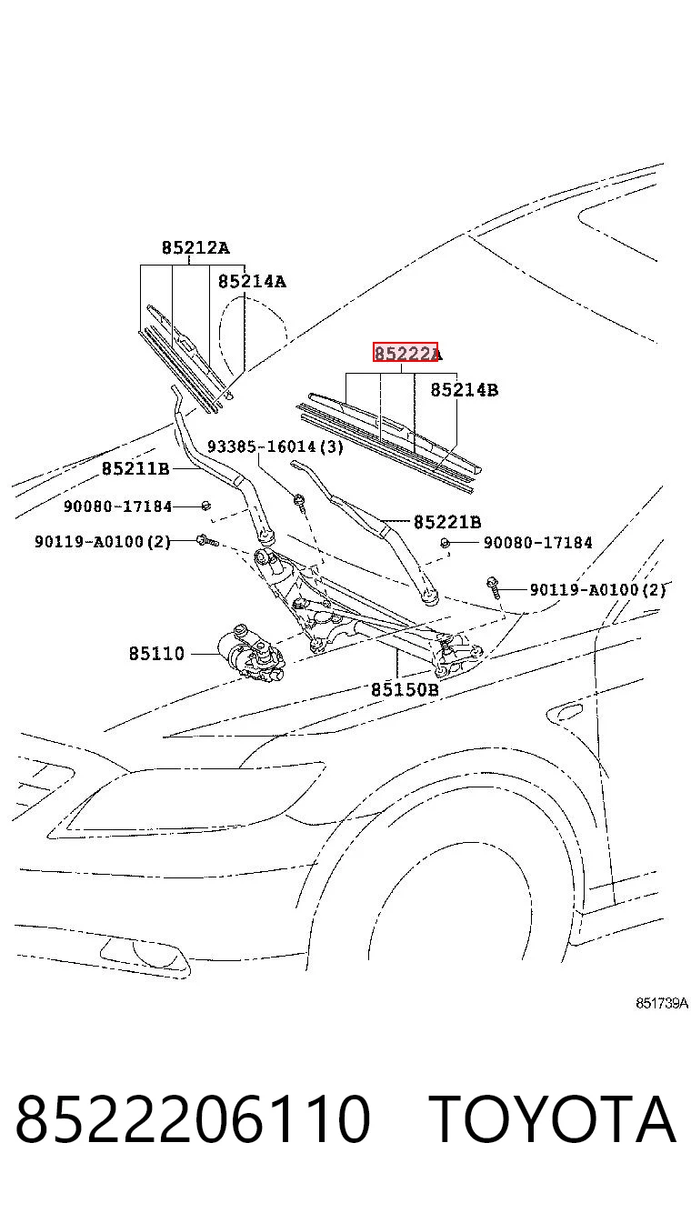 8522206110 Toyota