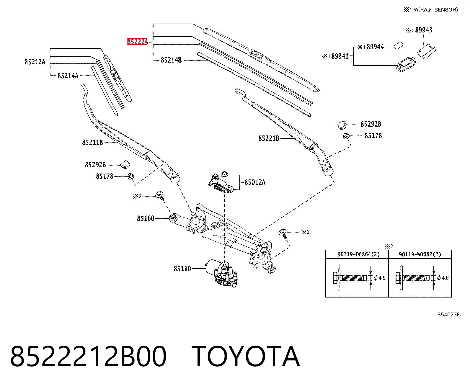 8522212B00 Toyota