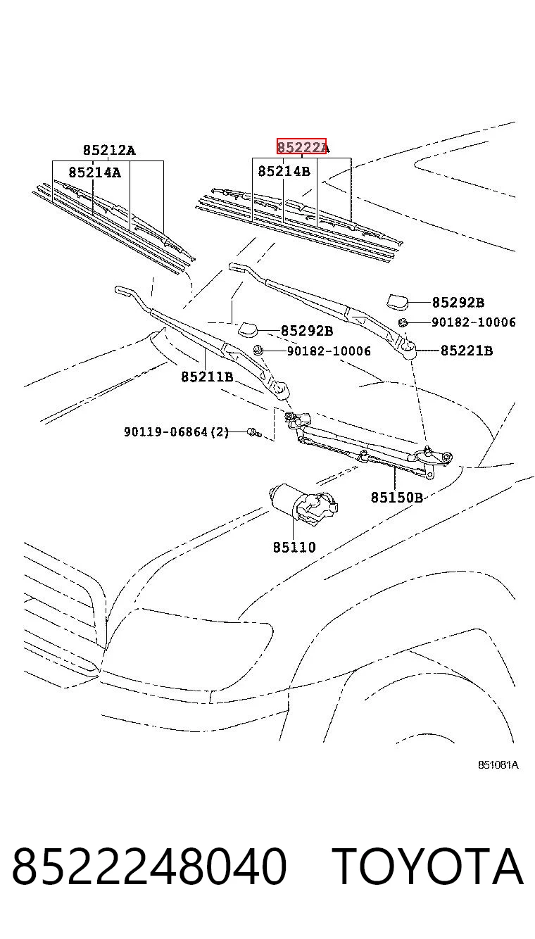 8522248040 Toyota