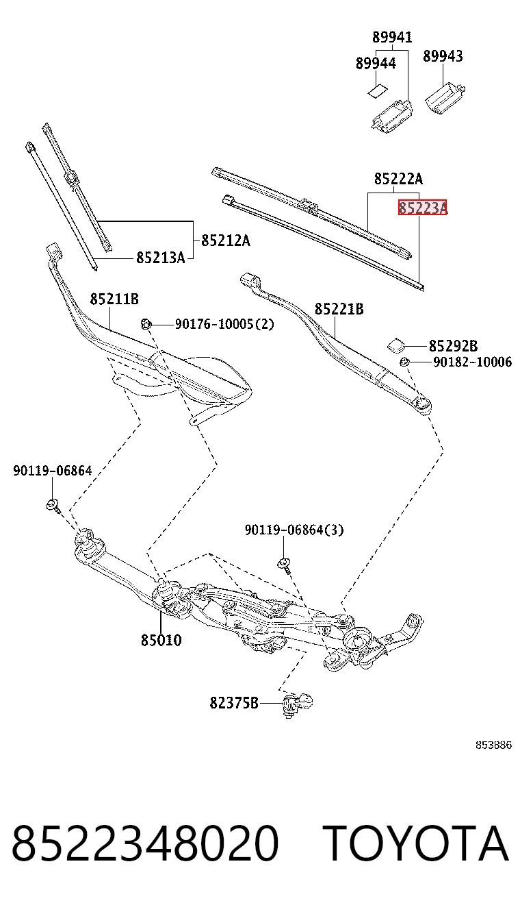 8522348020 Toyota