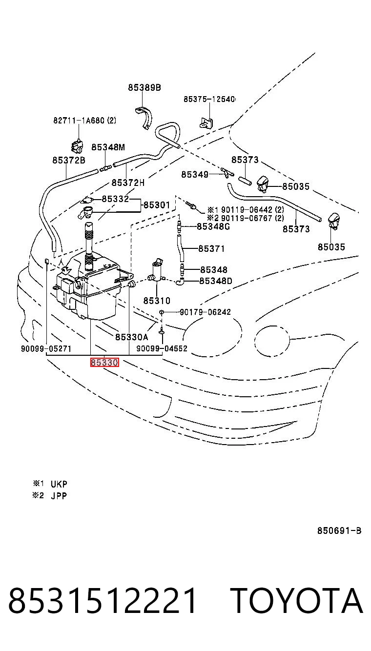 8531512221 Toyota