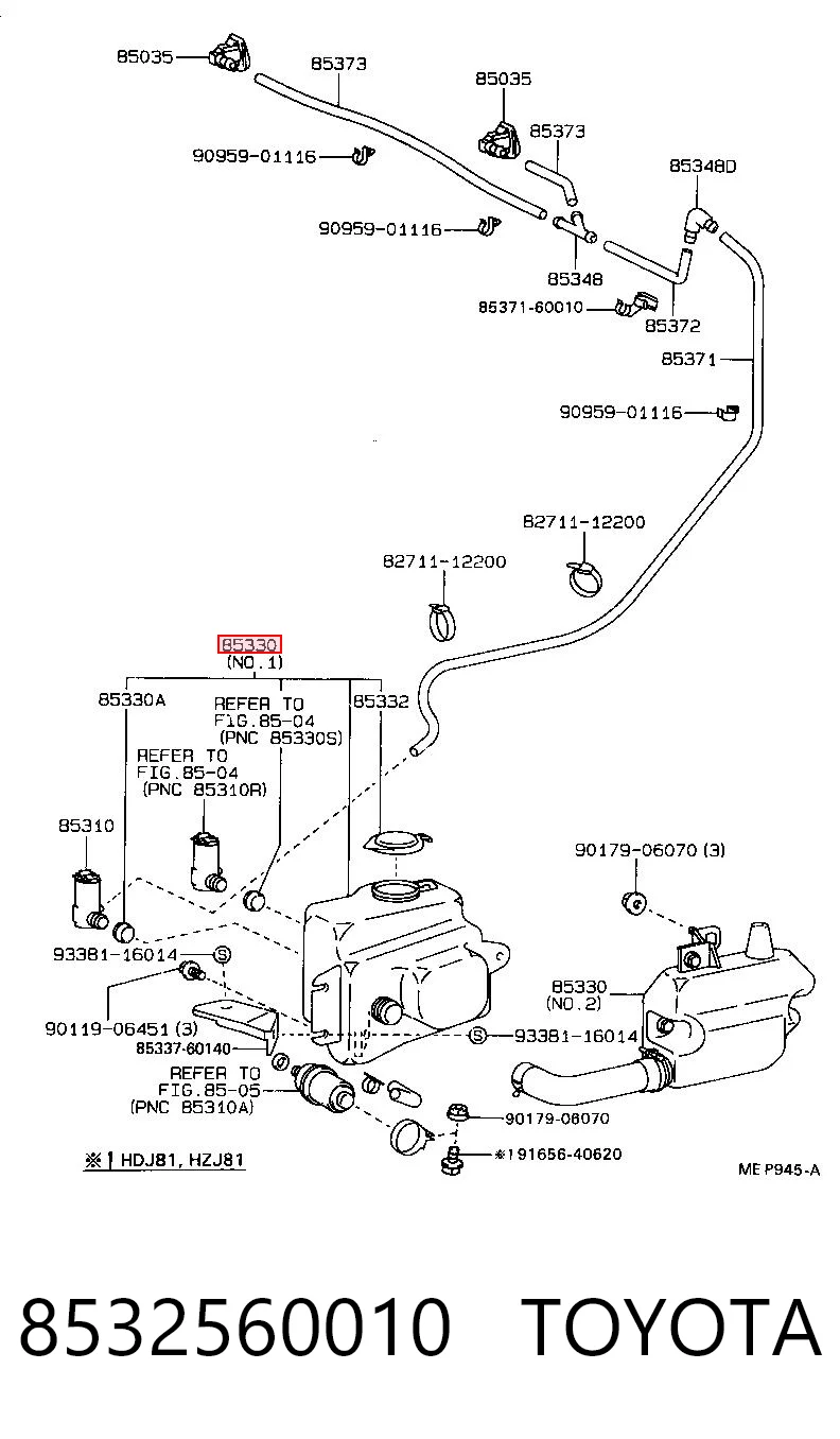8532560010 Toyota