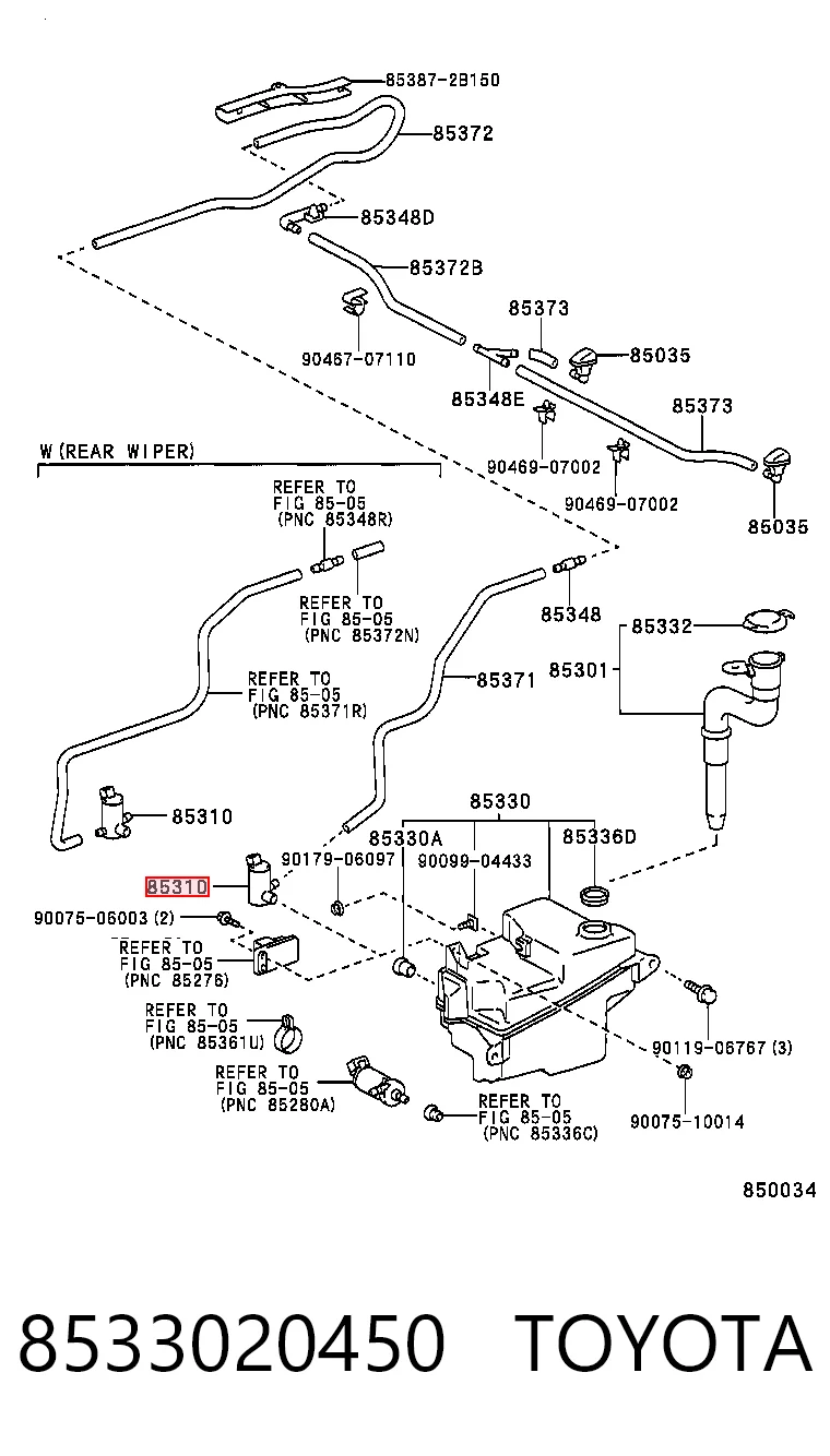 8533020450 Toyota