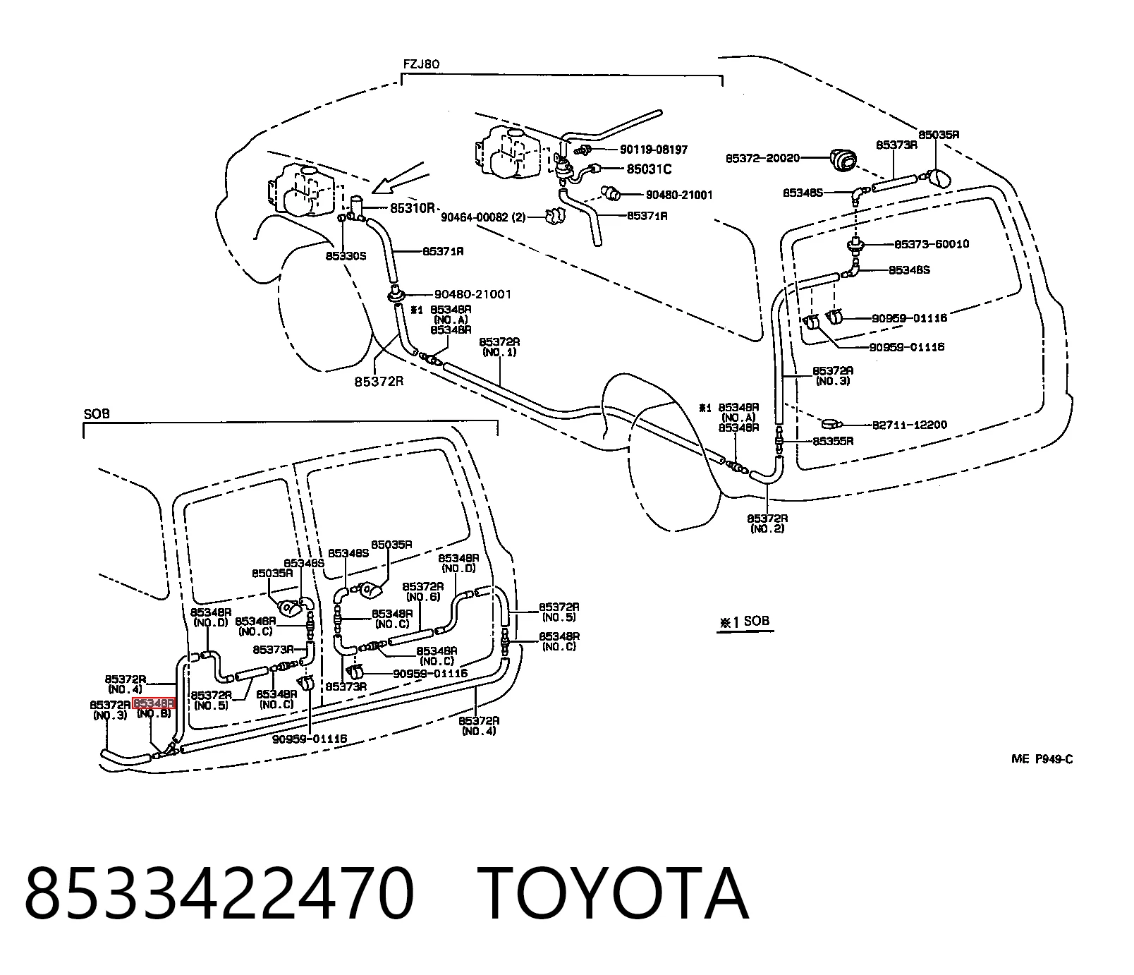 8533422470 Toyota