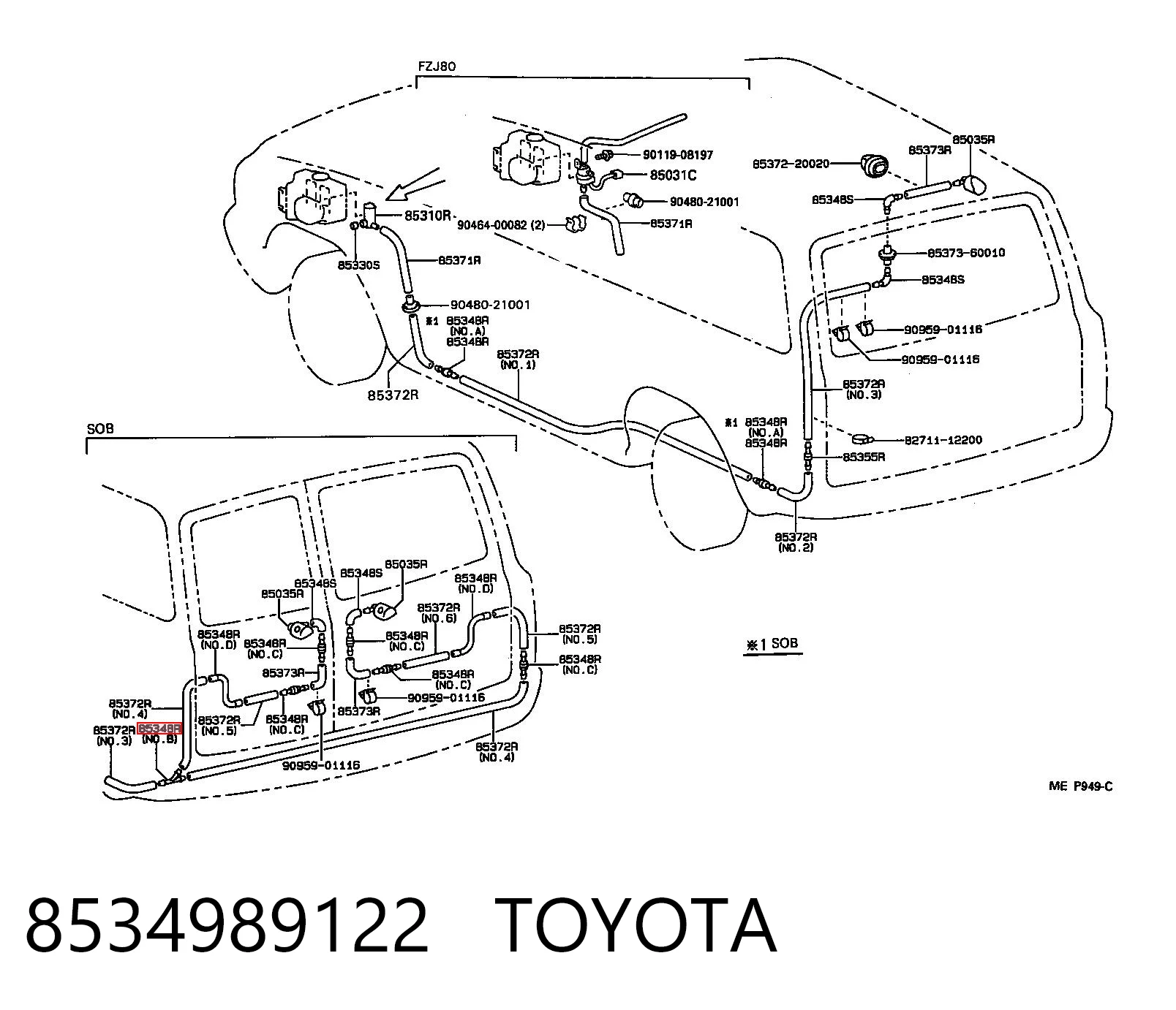 8534989122 Toyota