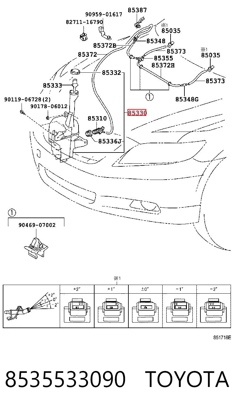 8535533090 Toyota