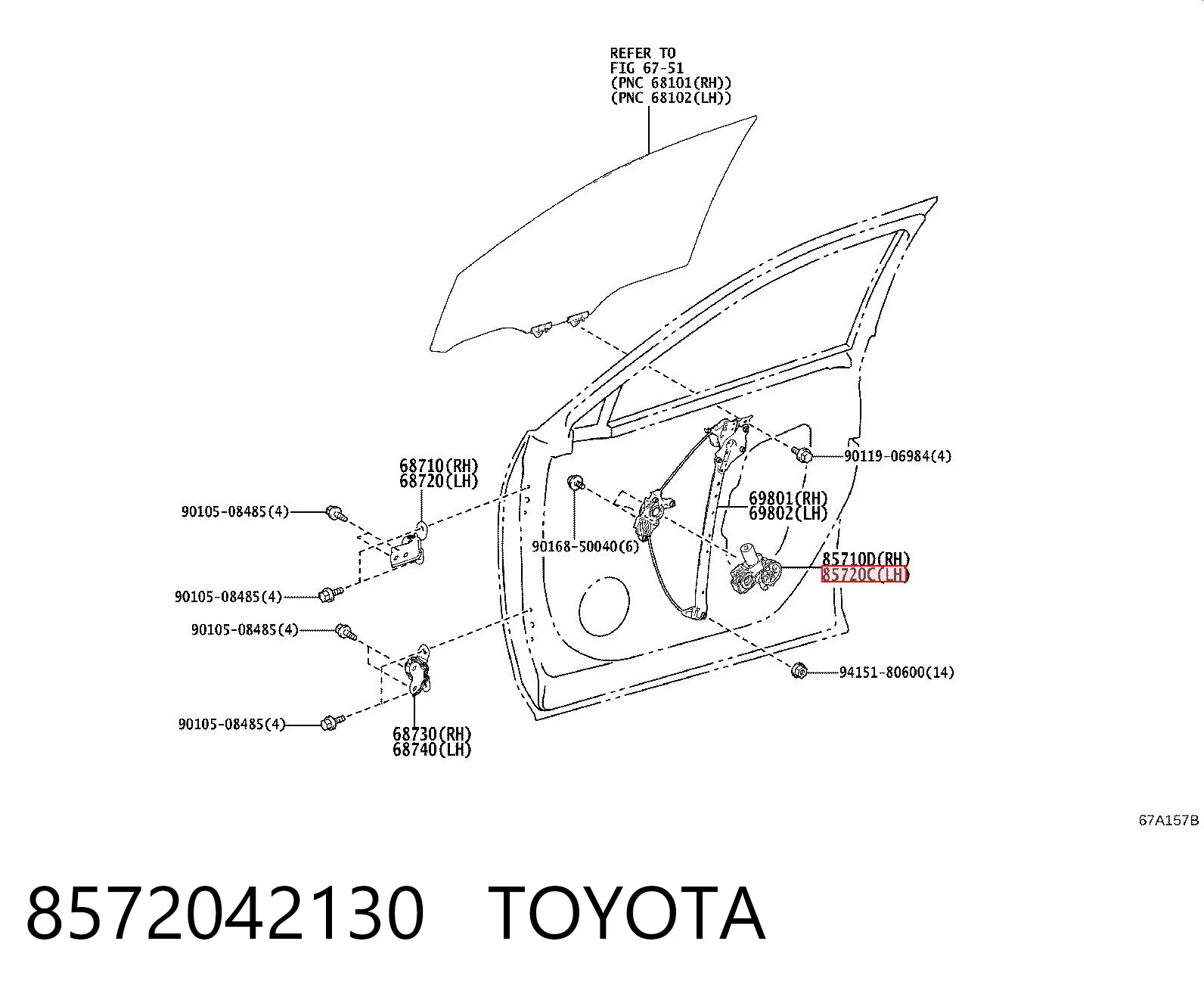 8572042130 Toyota Elevalunas