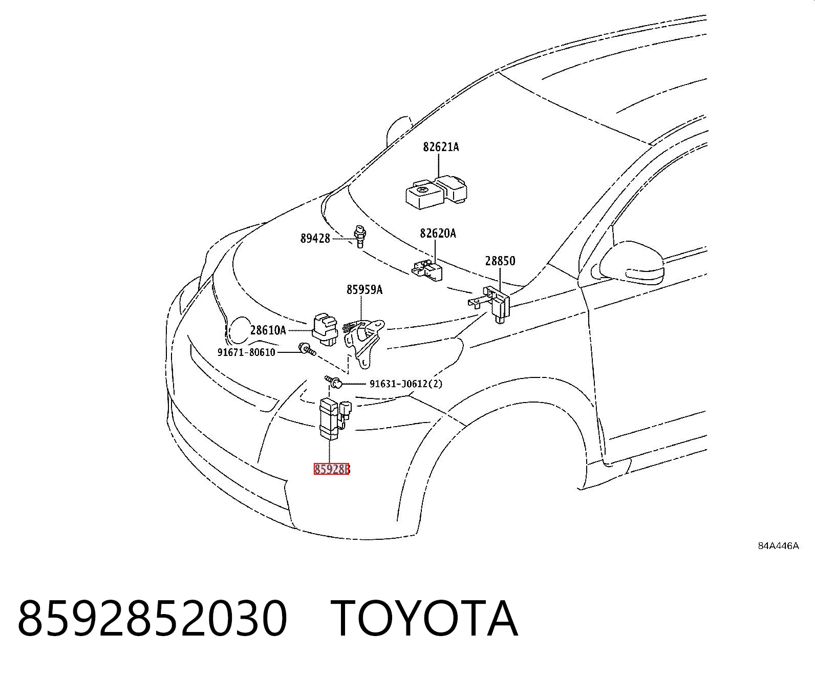 8592852030 Toyota