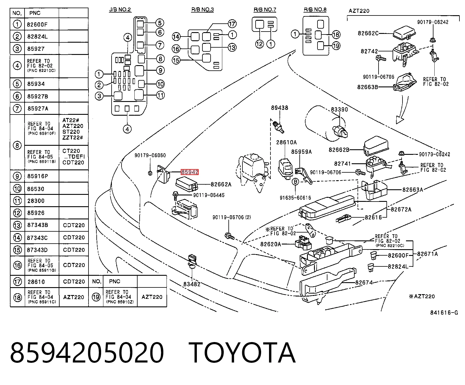 8594205020 Toyota