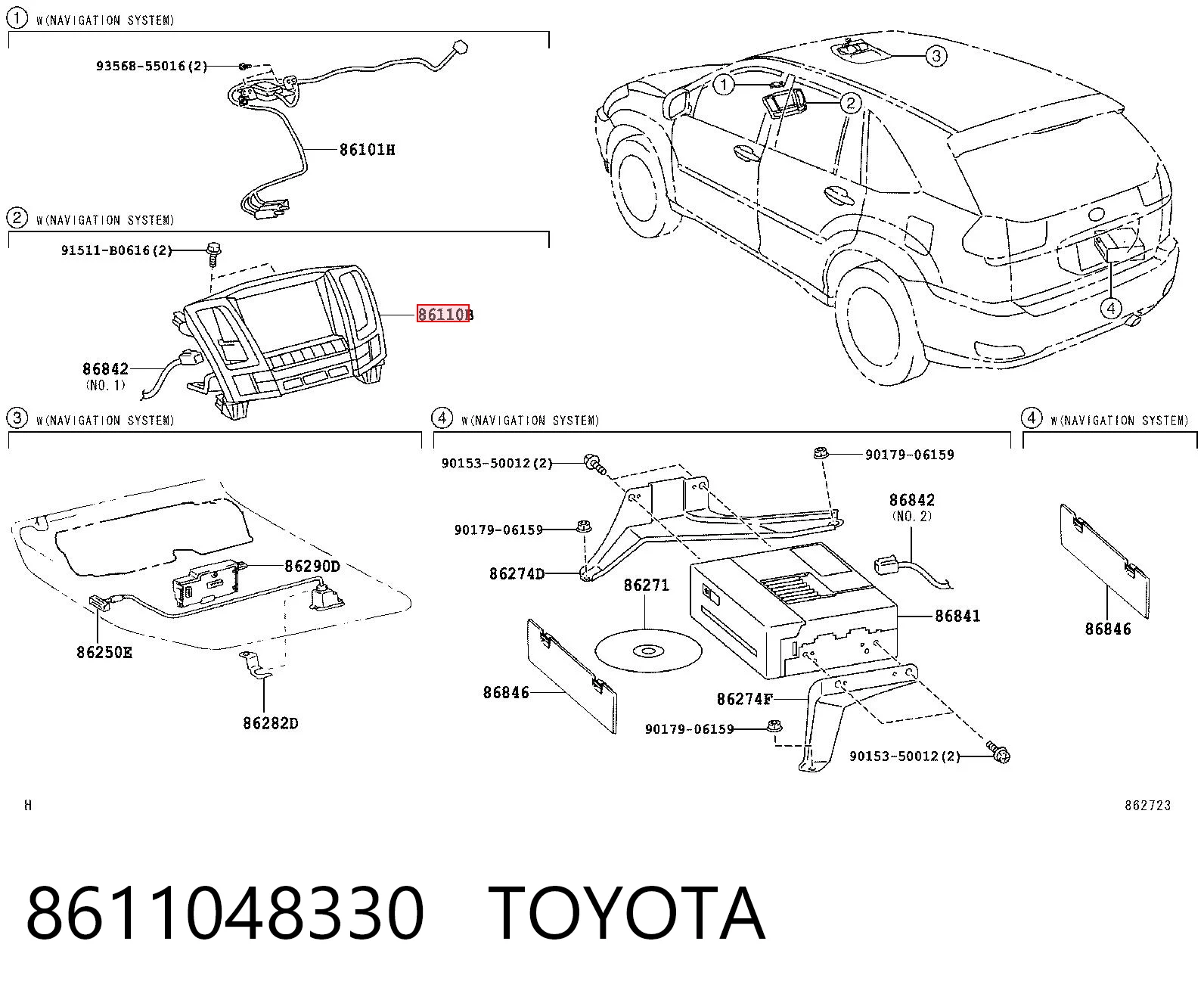 Comprar Pantalla multifunción Lexus RX  U3 a bajo precio