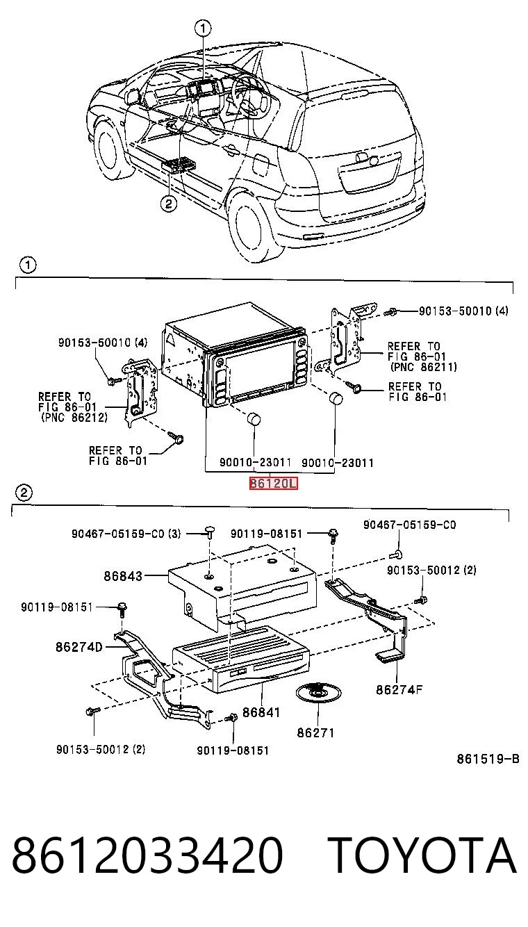 Comprar Radio AM/FM Toyota Camry V30 a bajo precio