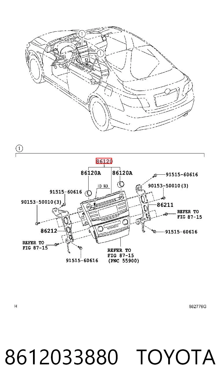 8612033880 Toyota