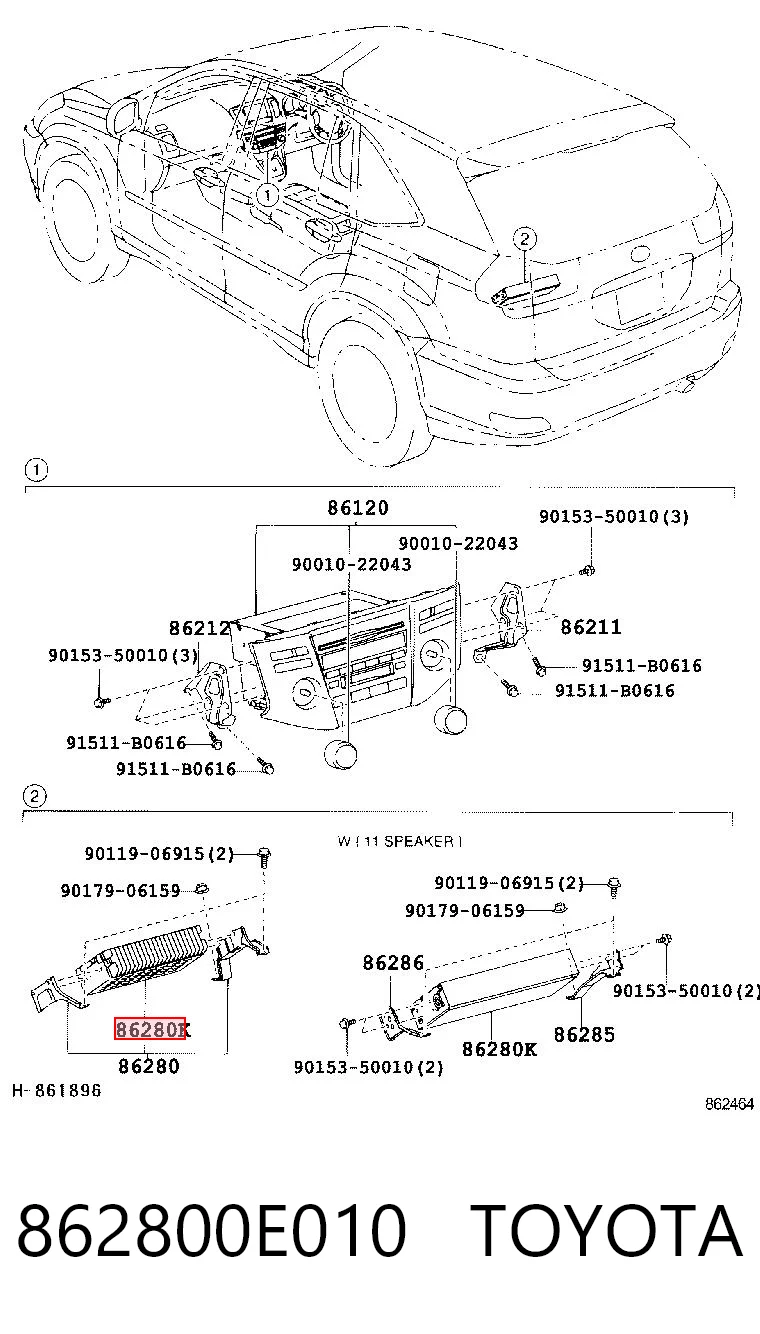862800E010 Toyota