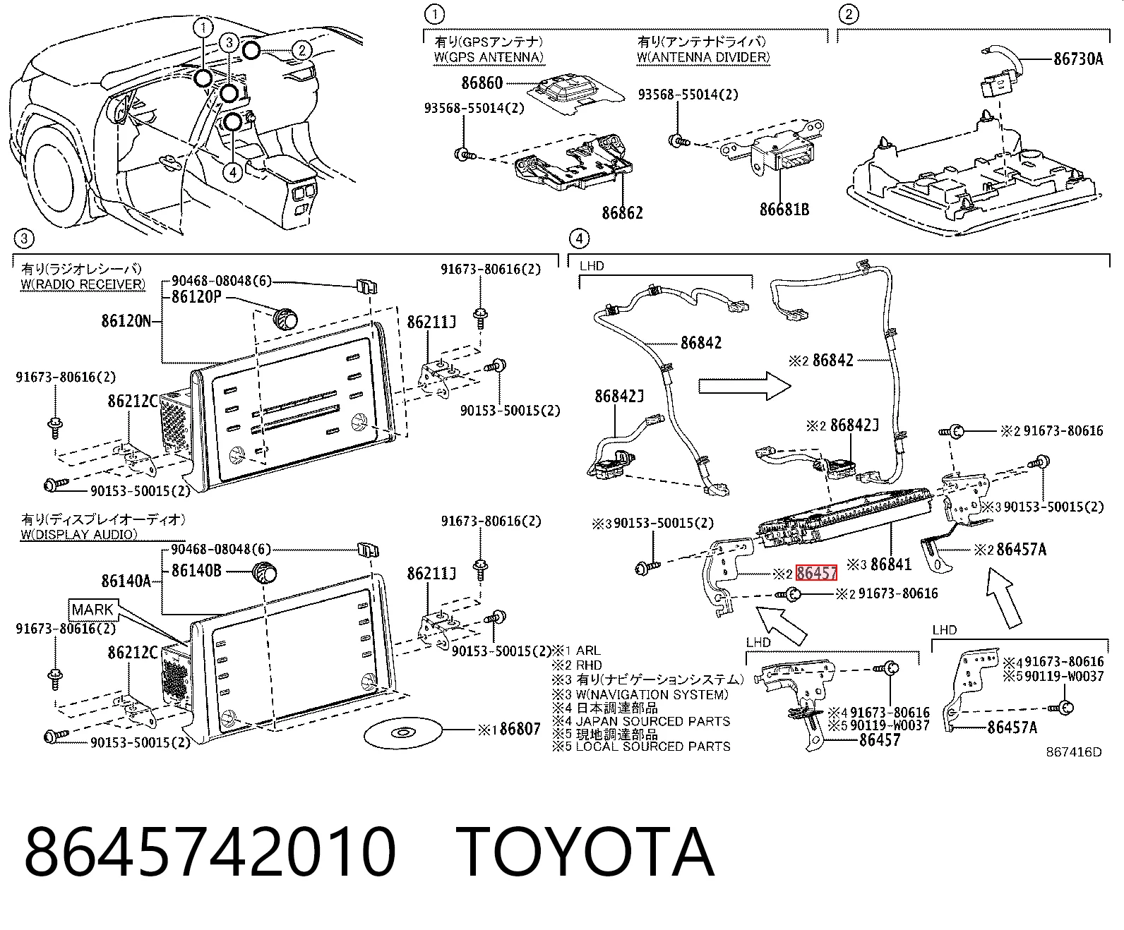 8645742010 Toyota