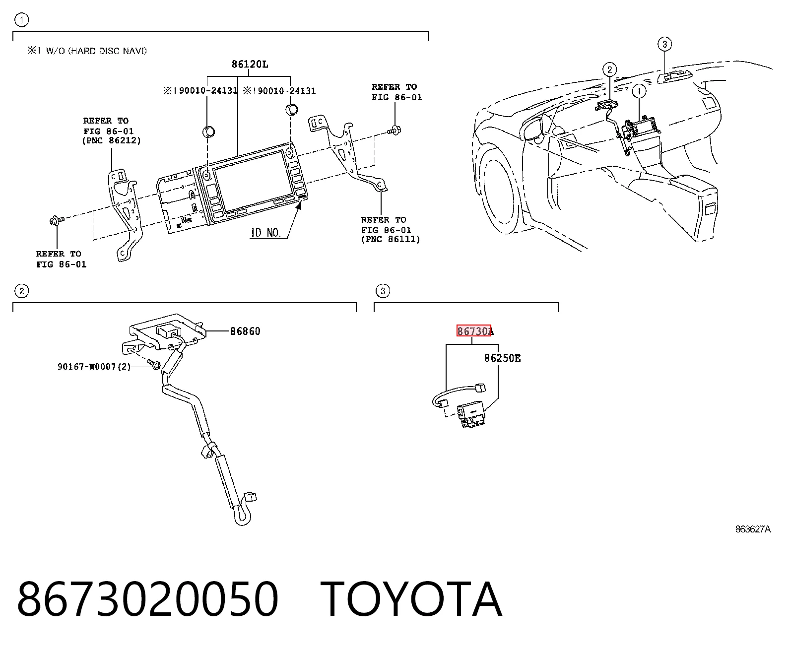 8673020050 Toyota