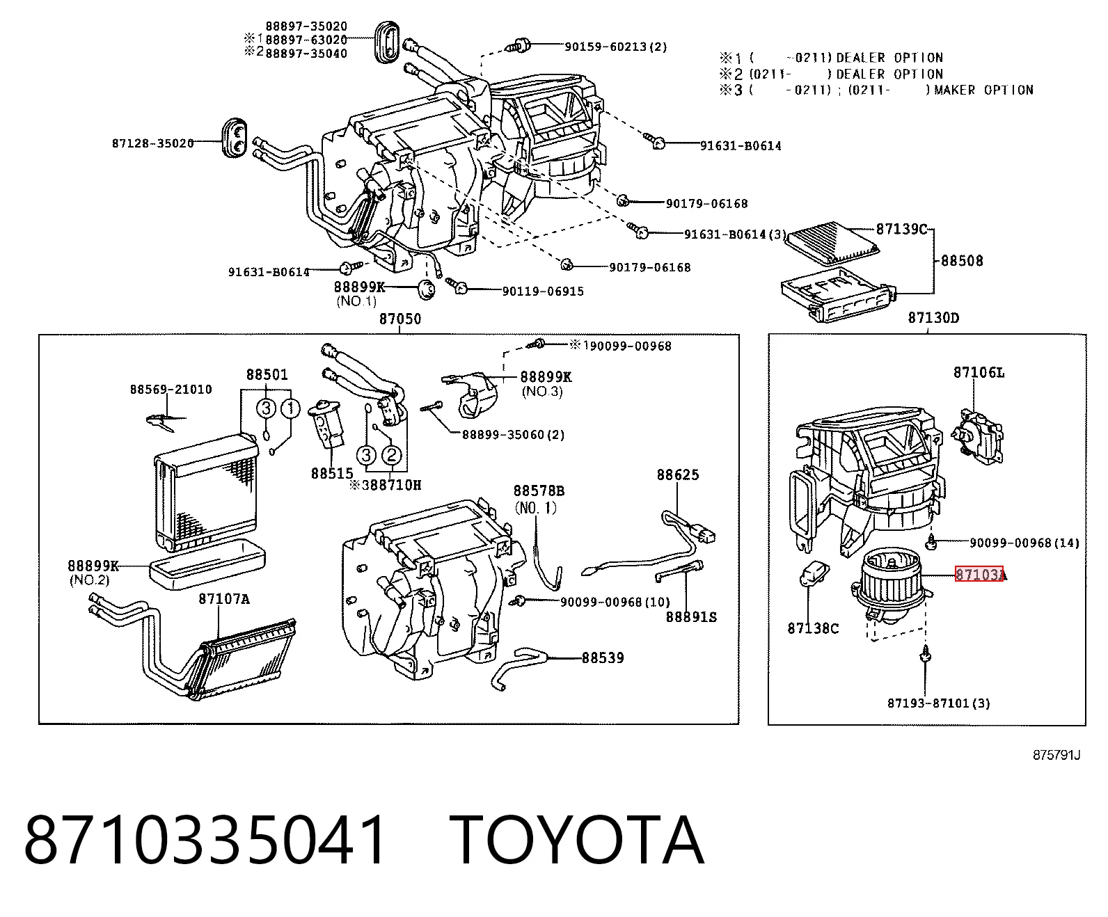 Ventilador de habitáculo para Toyota Land Cruiser PRADO ASIA J12