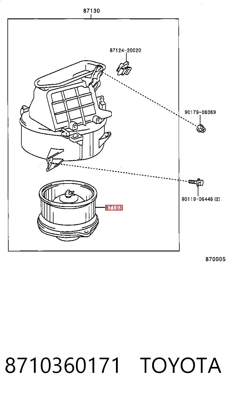 Comprar Ventilador habitáculo Toyota Hilux  N