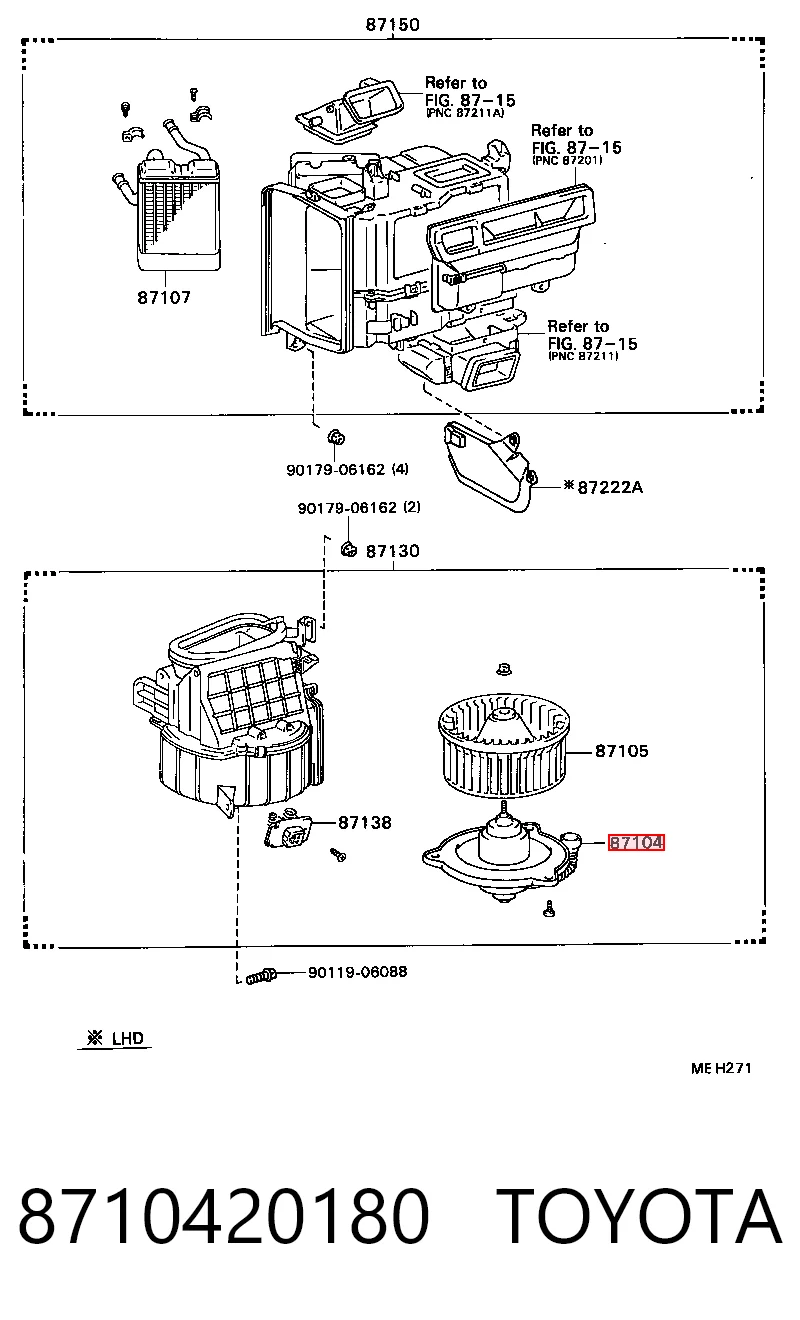 Comprar Motor del ventilador del calefactor Toyota Celica  T16 a bajo precio