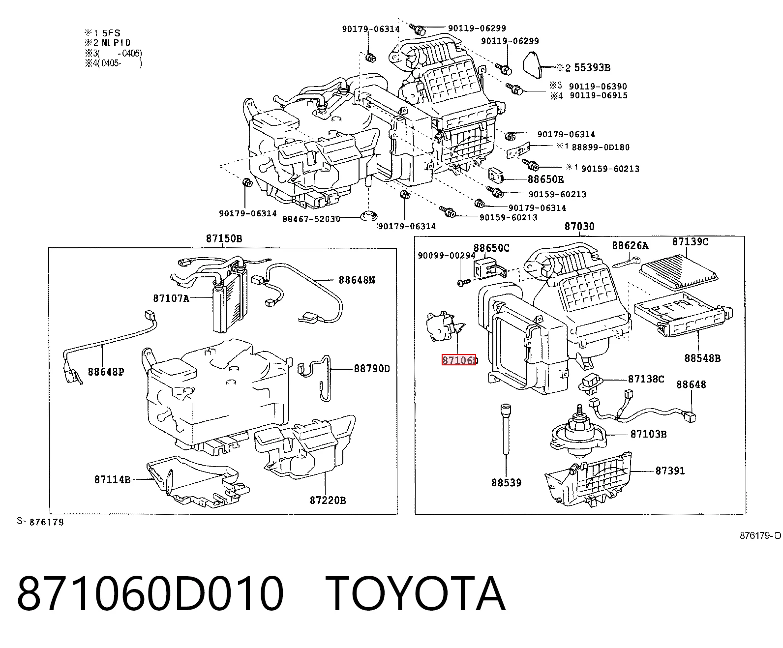 Comprar Actuador de compuerta de calefacción Toyota Yaris P10 a bajo precio