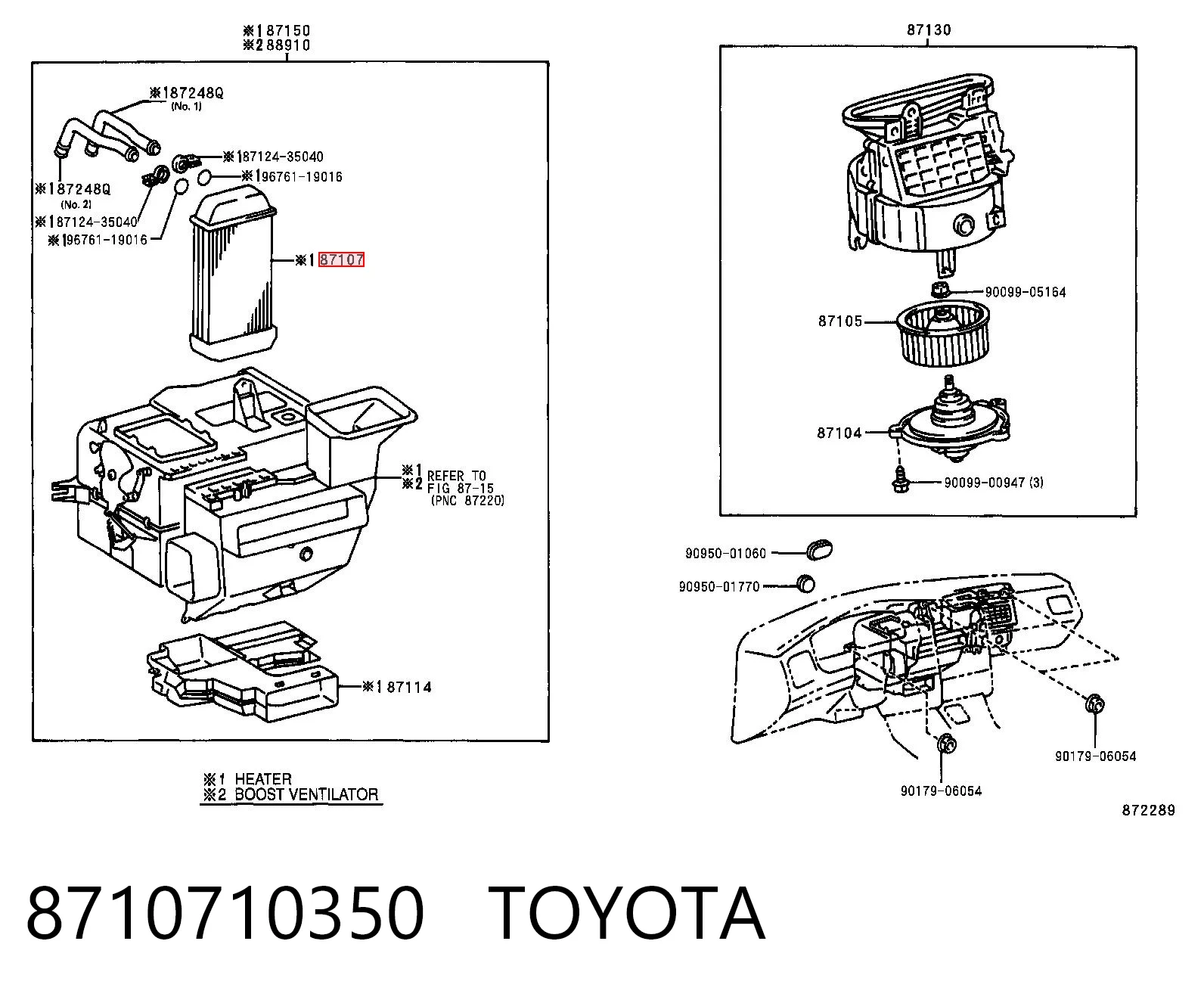 Comprar Radiador de calefacción Toyota RAV4 I XA a bajo precio