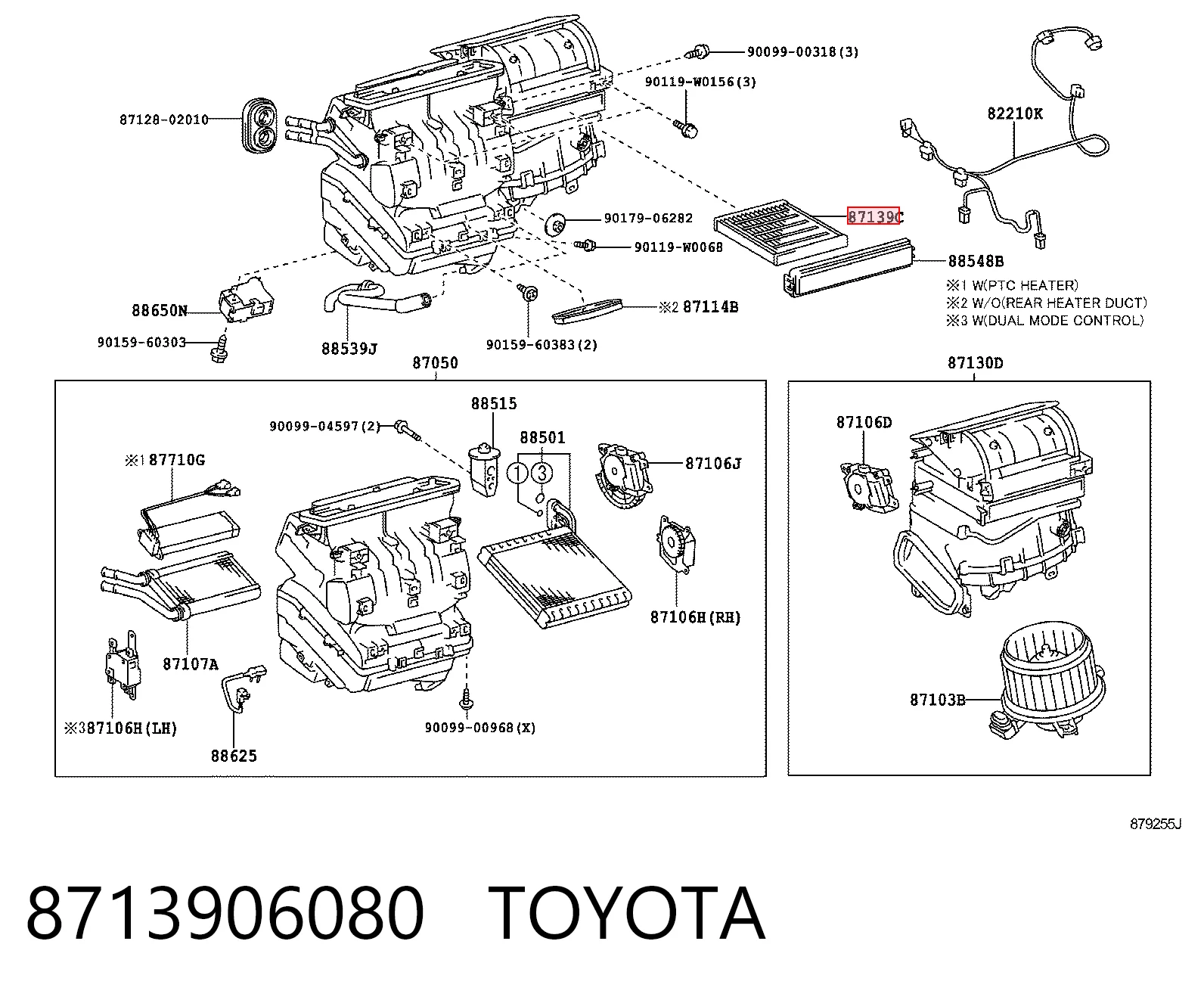 8713906080 Toyota Filtro antipolen