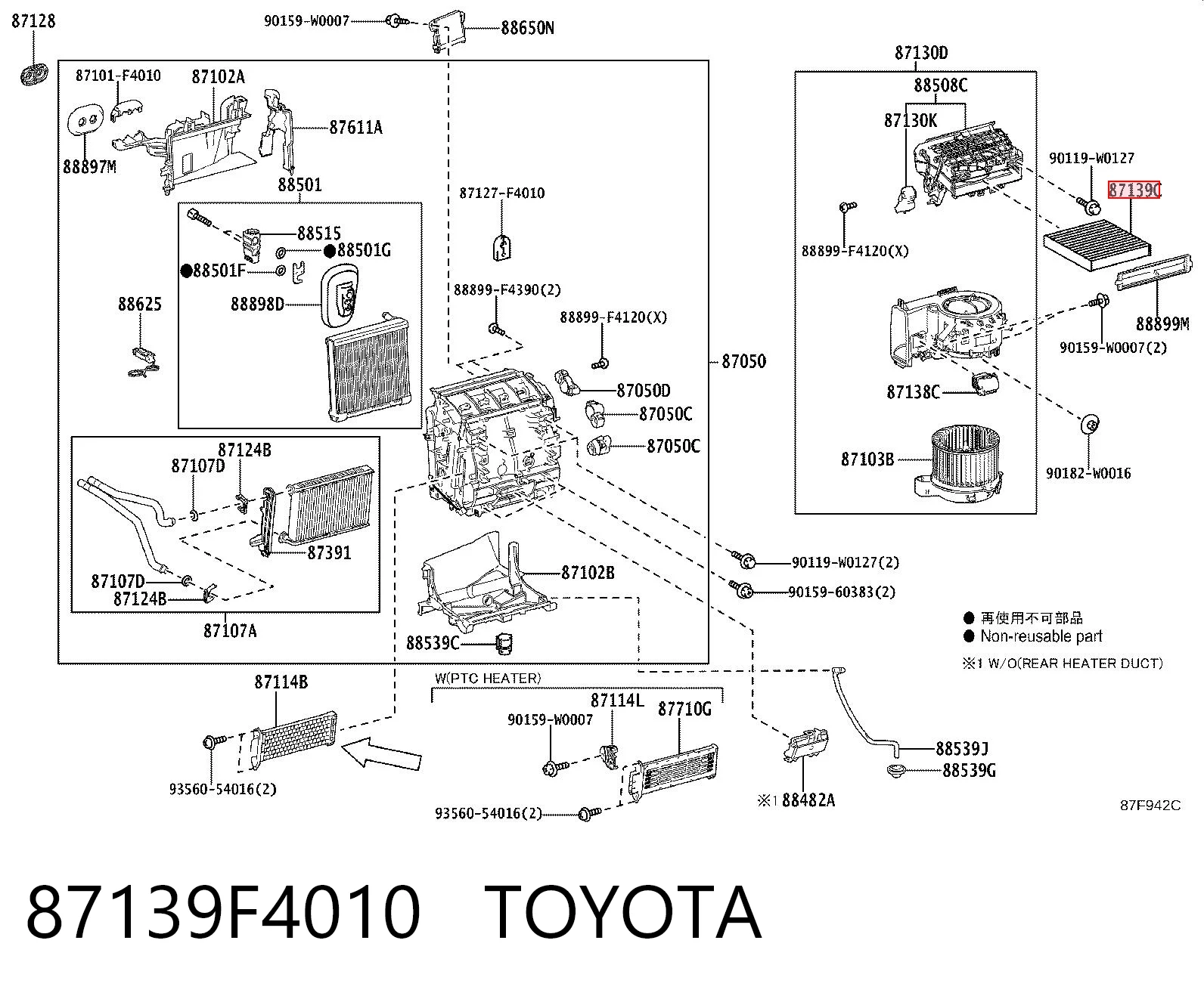 87139F4010 Toyota