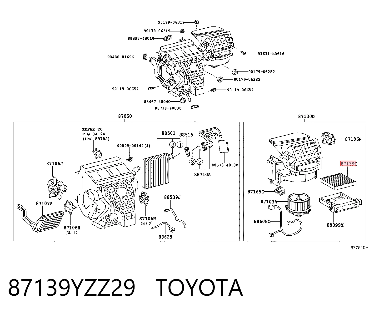 87139YZZ29 Toyota