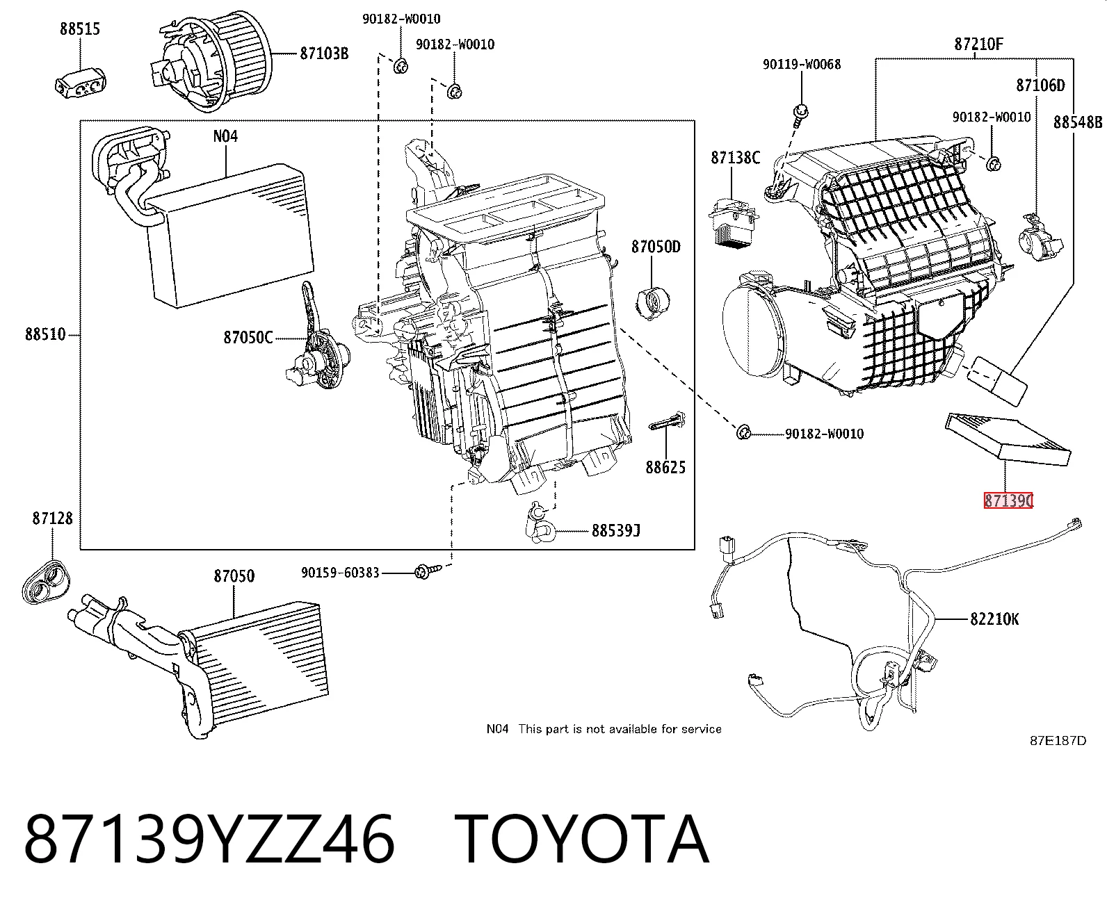 87139YZZ46 Toyota