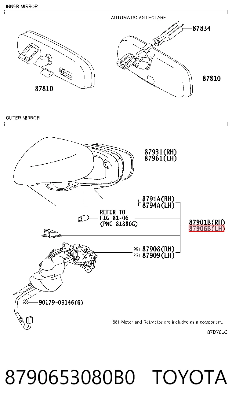 8790653080B0 Toyota