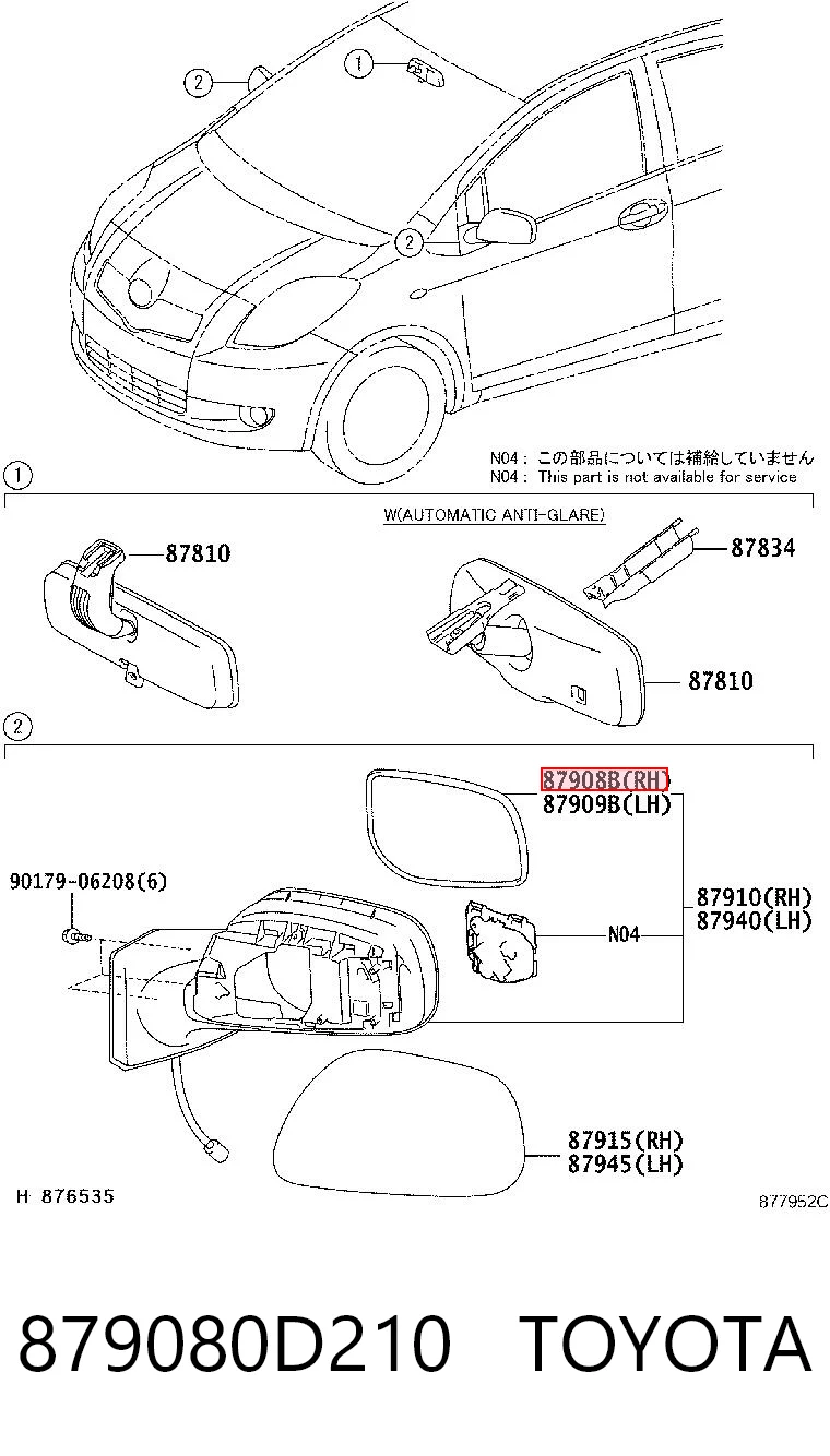 879080D210 Toyota