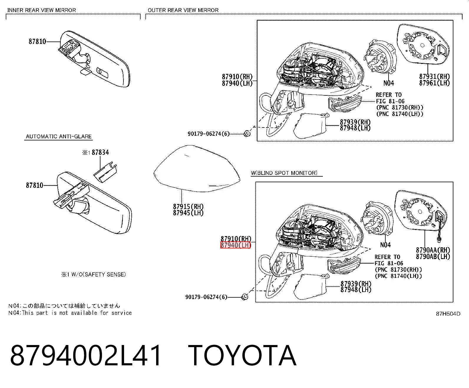 8794002L41 Toyota