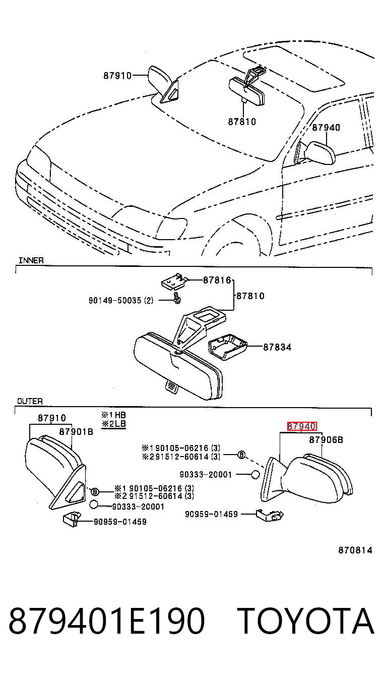 879401E190 Toyota