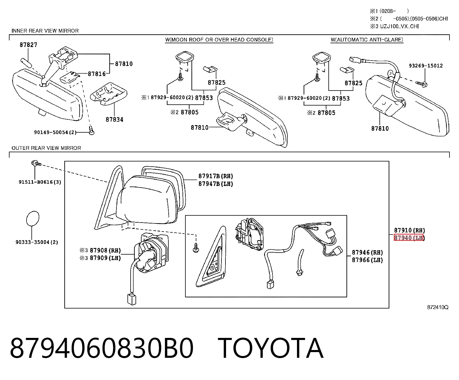 8794060830B0 Toyota