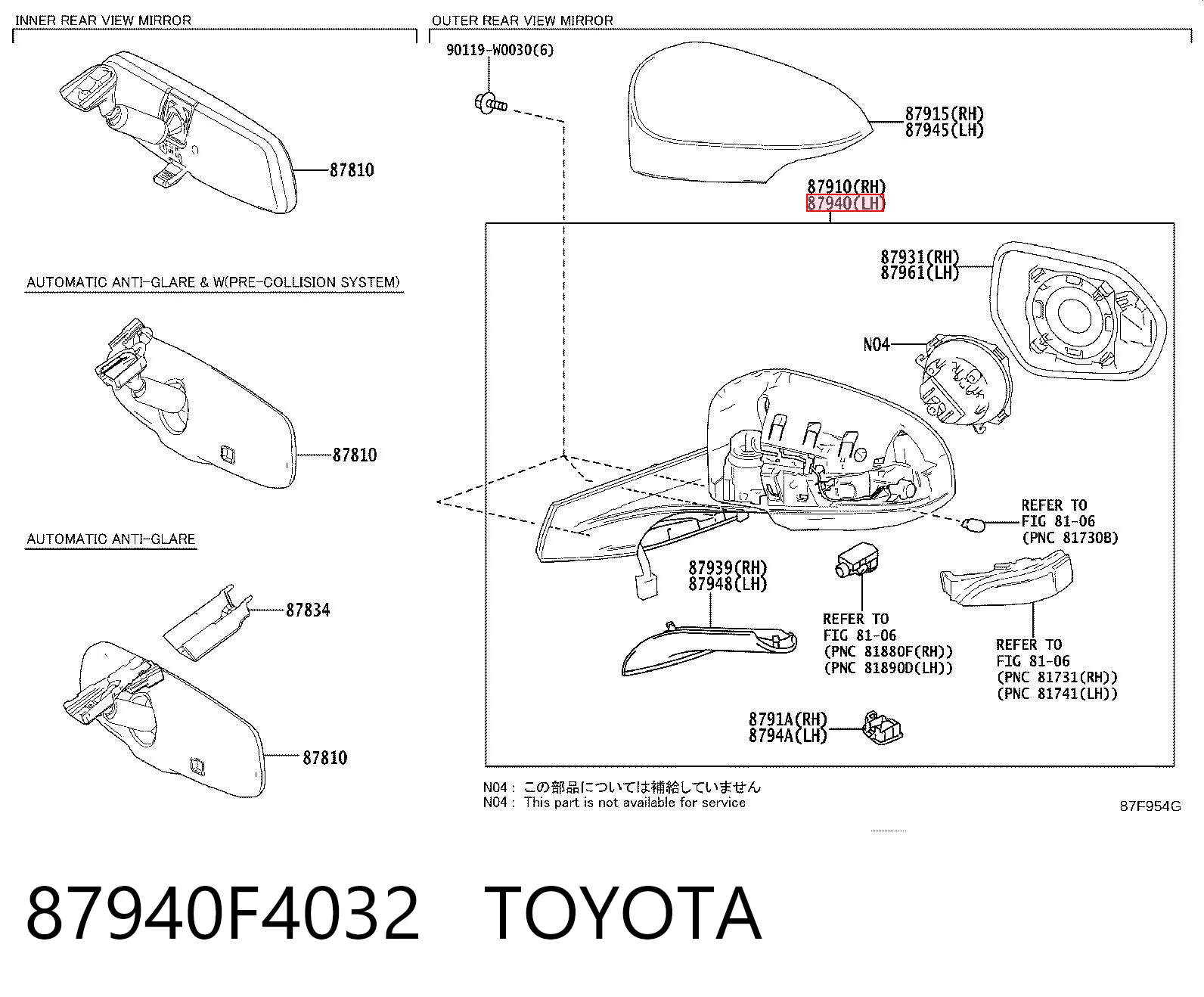 87940F4032 Toyota