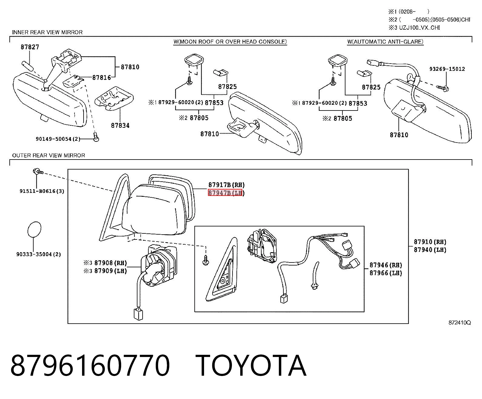 8796160770 Toyota