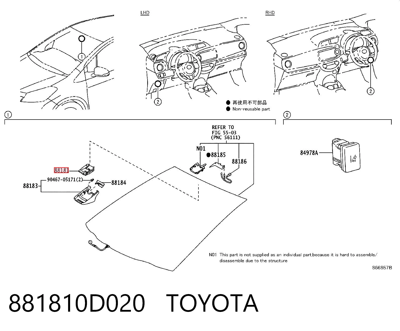 881810D020 Toyota