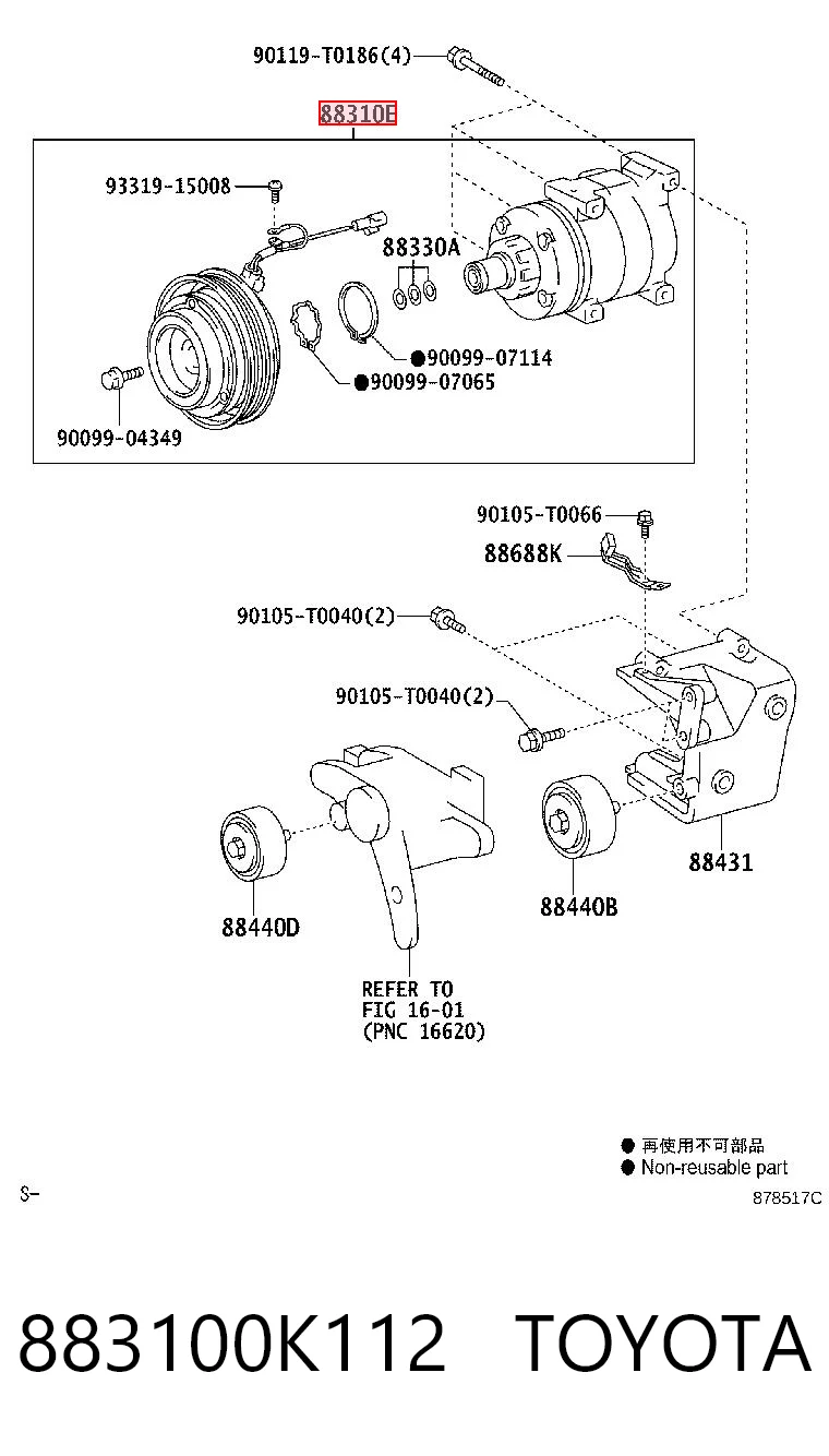 Compresor ac Toyota Hilux pick-up (KUN25) (2005 - 2015) precio, desde 224,09 EUR