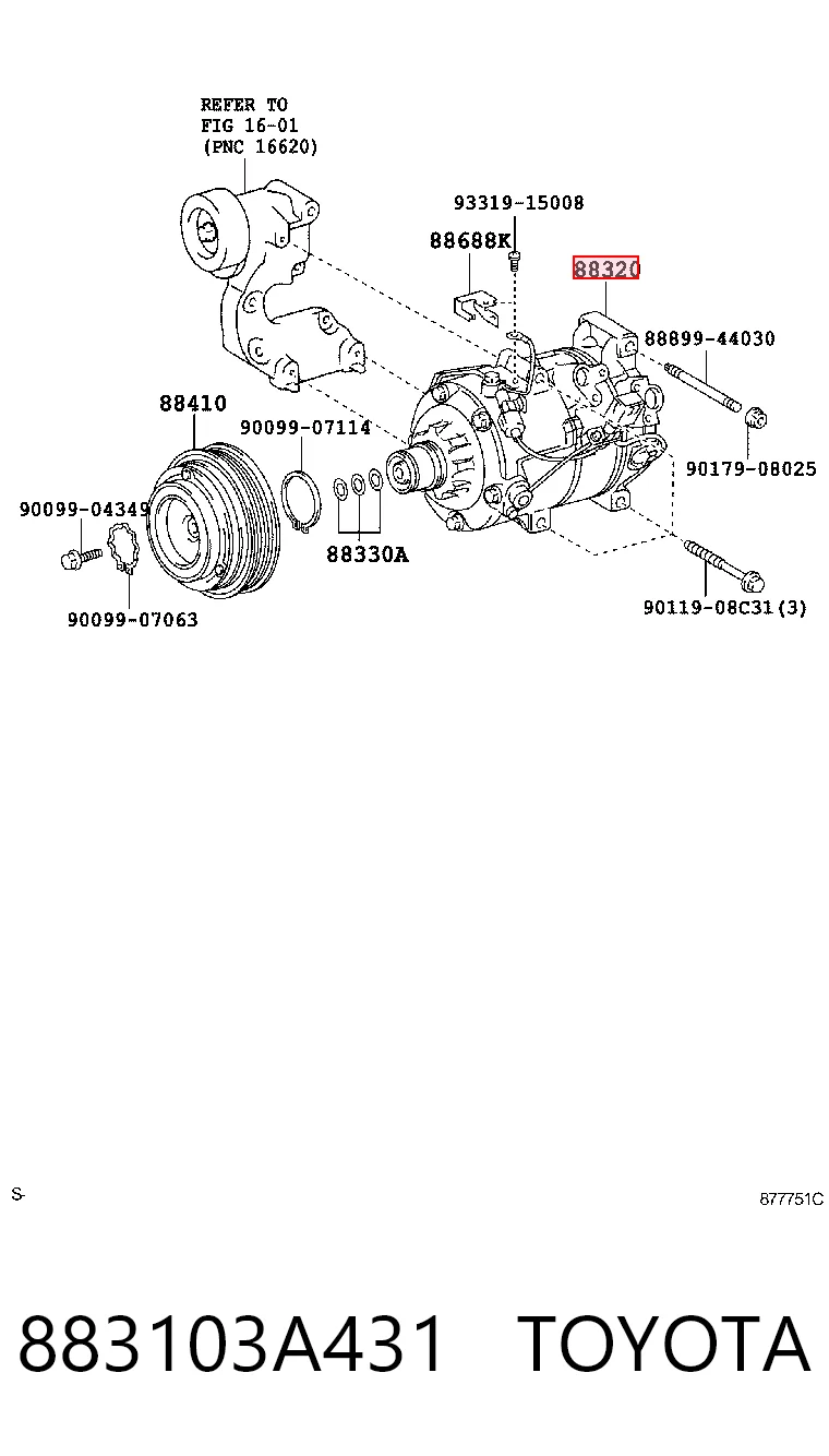 Compresor climatizador para Lexus IS  E2