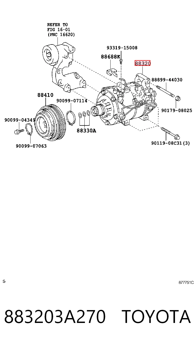  Compresor de aire acondicionado Lexus IS 