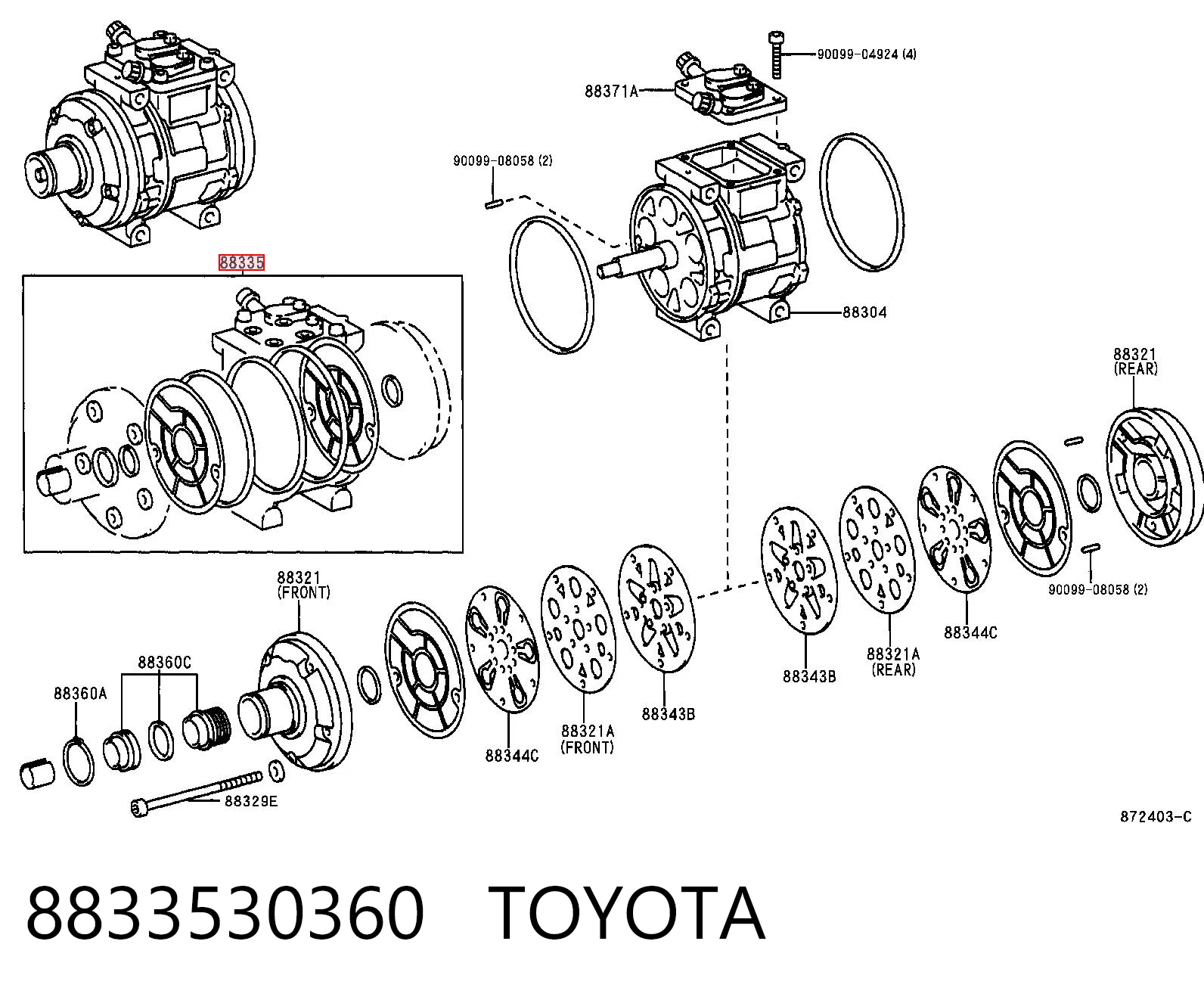 8833530360 Toyota
