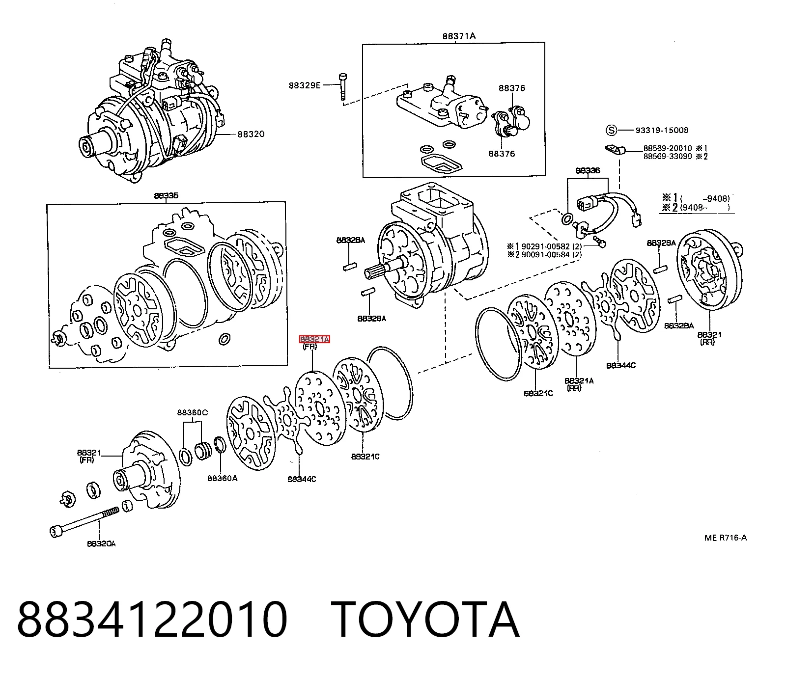 8834122010 Toyota